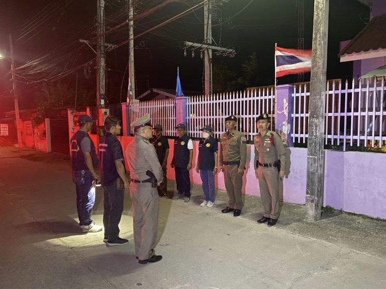 ร่วม กับ ชรบ. ออกตรวจเขตพื้นที่รับผิดชอบ