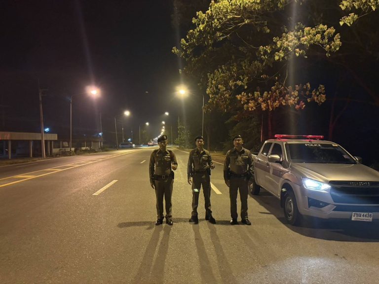 ออกตรวจยามวิกาล ป้องกันการแข่งรถในทาง