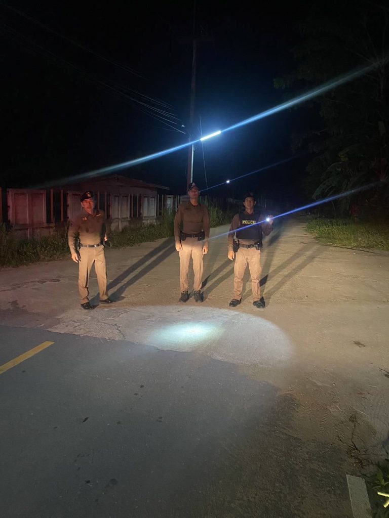 ออกตรวจพื้นที่ปรากฏกาย จุดเสี่ยง/จุดล่อแหลม เส้นทางหลบหนีต่างด้าว