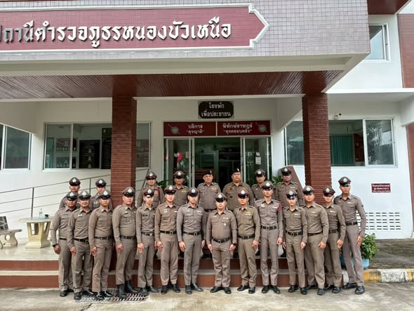 พ.ต.อ.แมน รัตนประทีป รอง ผบก.ภ.จว.ตาก ได้เดินทางมาตรวจเยี่ยม สภ.หนองบัวเหนือ